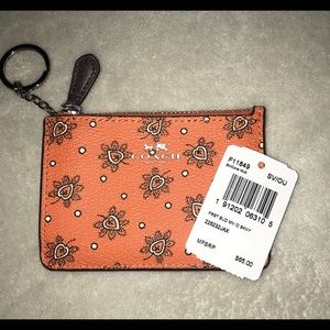 Coach skinny card holder/change purse